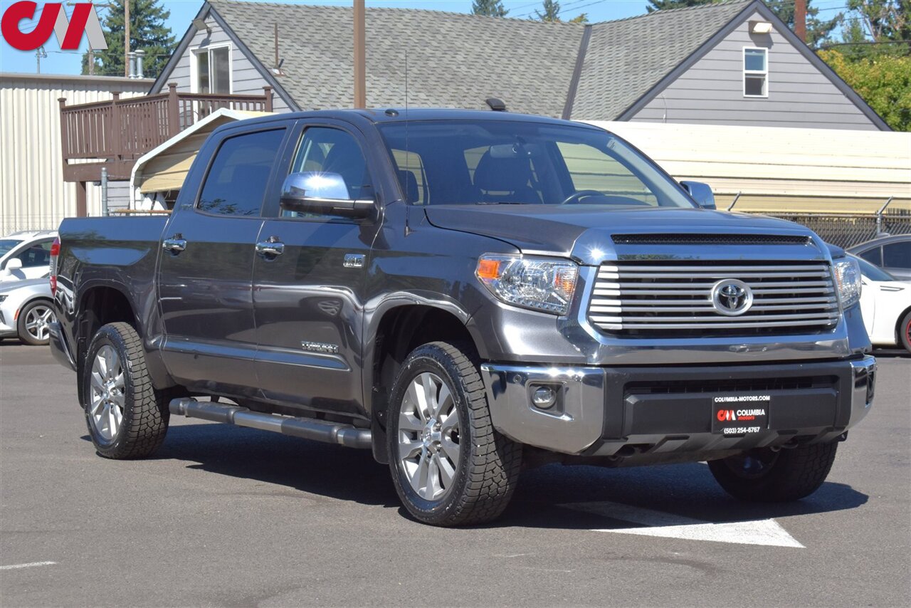 2015 Toyota Tundra Limited 4x4 4dr CrewMax Cab Pickup SB! Blind Spot Monitor! Back-Up Camera! Parking Sensors! Tow Mode! GPS Navigation! Bluetooth! 4H & 4L! Heated Leather Seats! - Photo 1 - Portland, OR 97266