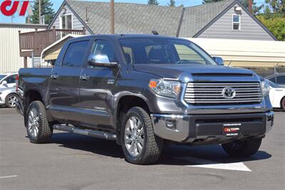 2015 Toyota Tundra Limited  4x4 4dr CrewMax Cab Pickup SB! Blind Spot Monitor! Back-Up Camera! Parking Sensors! Tow Mode! GPS Navigation! Bluetooth! 4H & 4L! Heated Leather Seats! - Photo 1 - Portland, OR 97266