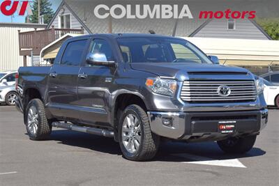 2015 Toyota Tundra Limited 4x4 4dr CrewMax Cab Pickup SB! New tires! Blind Spot Monitor! Back-Up Camera! Parking Sensors! Tow Mode! GPS Navigation! Bluetooth! 4H & 4L! Heated Leather Seats! - Photo 1 - Portland, OR 97266