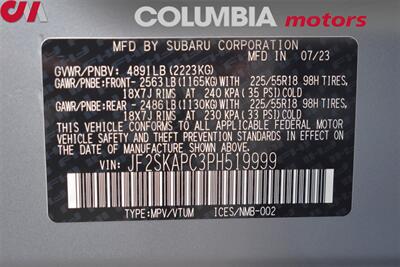 2023 Subaru Forester Limited AWD 4dr Crossover! X-Mode! SI-Drive! EyeSight Assist Tech! Back Up Cam! Blind Spot Monitor! Apple CarPlay! Android Auto! Heated Leather Seats! Pano-Sunroof! - Photo 35 - Portland, OR 97266