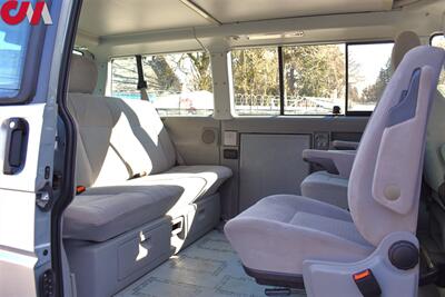2002 Volkswagen EuroVan MV  3dr Mini-Van**BY APPOINTMENT ONLY** WESTFALIA Pop-Top Roof Camper! Dinette Layout! Fold out Table! Folding Bench Bed! Heated Seats! - Photo 22 - Portland, OR 97266