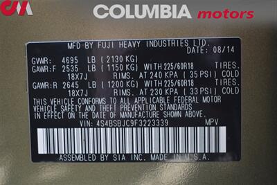 2015 Subaru Outback 2.5i Limited  AWD 4dr Wagon! X-Mode! Trail Mode! Bluetooth! Blind Spot Monitor! Rear View Camera! Power Liftgate! Heated Leather Seats! Memory Power Seats! Roof Rails! - Photo 32 - Portland, OR 97266