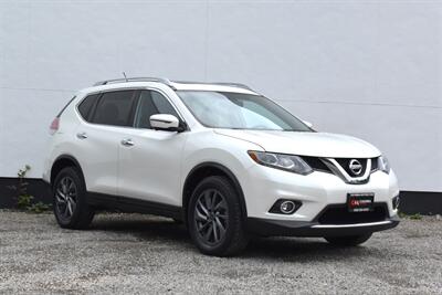 2016 Nissan Rogue SL  AWD 4dr Crossover! Up to 32 MPG Hwy! Drive Mode Select! 360° Camera! Navigation! Heated Leather Seats! Power Liftgate! Blind Spot Monitoring! Pano-Sunroof! Wagon