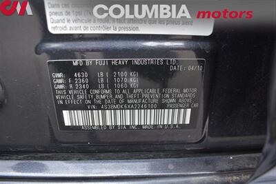 2010 Subaru Legacy 3.6R Limited AWD 4dr Sedan**BY APPOINTMENT ONLY**Bluetooth! Cruise Control! Heated Leather Seats! Sunroof! Electronic Parking Brake! Power Seats! - Photo 26 - Portland, OR 97266