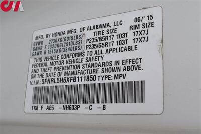 2015 Honda Odyssey EX-L w/Navi  4dr Mini-Van! Back-Up Camera! Bluetooth! Forward Collision Warning! Lane Departure Warning! Heated Leather Seats! Rear Climate Control! Power Liftgate & Sliding Doors! - Photo 33 - Portland, OR 97266