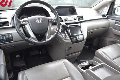 2015 Honda Odyssey EX-L w/Navi  4dr Mini-Van! Back-Up Camera! Bluetooth! Forward Collision Warning! Lane Departure Warning! Heated Leather Seats! Rear Climate Control! Power Liftgate & Sliding Doors! - Photo 3 - Portland, OR 97266