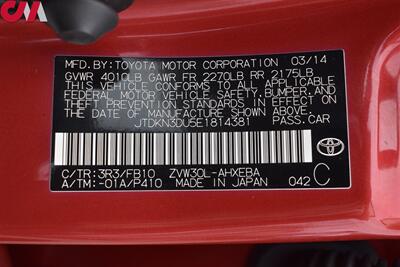 2014 Toyota Prius Two 4dr Hatchback! 51 CITY MPG! 48 HWY MPG! Bluetooth! EV/ECO/PWR Modes! All Weather Floor Mats! - Photo 27 - Portland, OR 97266