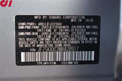 2021 Subaru Forester Touring  AWD 4dr Crossover! X-Mode! SI-Drive! EyeSight Assist! Navi! Blind Spot Monitor! Back Up Cam! Apple CarPlay! Android Auto! Full Heated Leather Seats! Pano-Sunroof! - Photo 38 - Portland, OR 97266