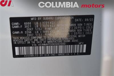 2022 Subaru Ascent Limited  AWD 4dr SUV w/Captains Chairs! EyeSight Assist Tech! X-Mode! Blind Spot Monitor! Apple CarPlay & Android Auto! Heated Leather Seats! Pano-Sunroof! Roof Rails! - Photo 24 - Portland, OR 97266