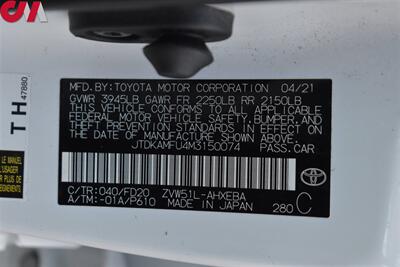 2021 Toyota Prius LE  4dr Hatchback! Excellent MPG! Adaptive Cruise Control! Lane Departure Alert! Lane Tracing Assist! Pre-Collision System w/ Pedestrian Detection! Automatic High Beams! Backup Camera! - Photo 34 - Portland, OR 97266