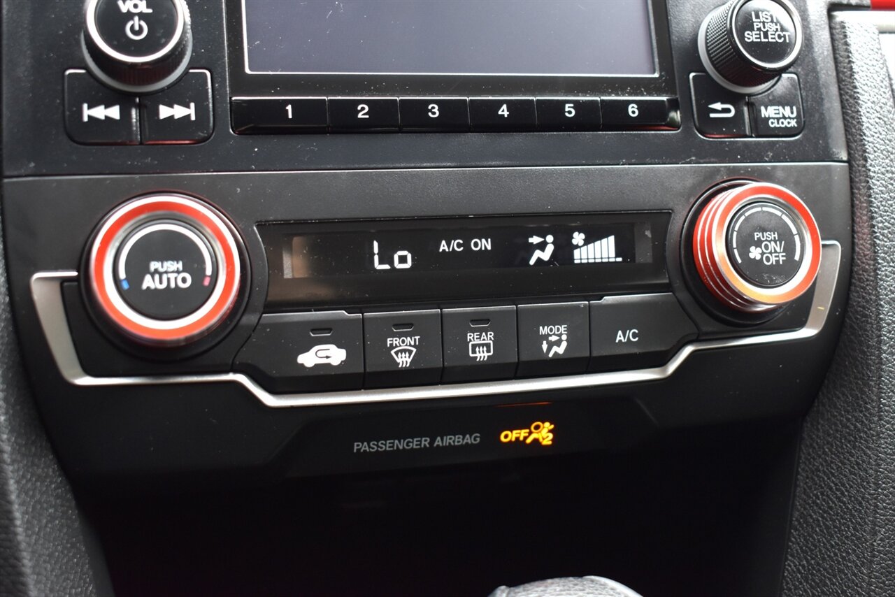 2019 Honda Civic LX 4dr Sedan CVT! 30 City MPG! 38 Hwy MPG! Back up Camera! Collision Mitigation! Lane Keeping Assist! Adaptive Cruise Control! Road Departure Mitigation System! Bluetooth! High Wing Spoiler! - Photo 22 - Portland, OR 97266
