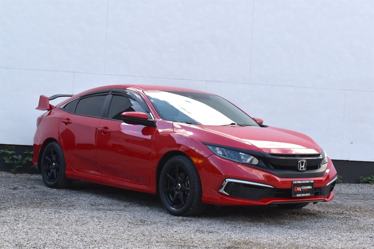 2019 Honda Civic LX  Appointment Only! CVT! 30 City MPG! 38 Hwy MPG! Back up Camera! Collision Mitigation! Lane Keeping Assist! Adaptive Cruise Control! Road Departure Mitigation System! Bluetooth! High Wing Spoiler! - Photo 1 - Portland, OR 97266
