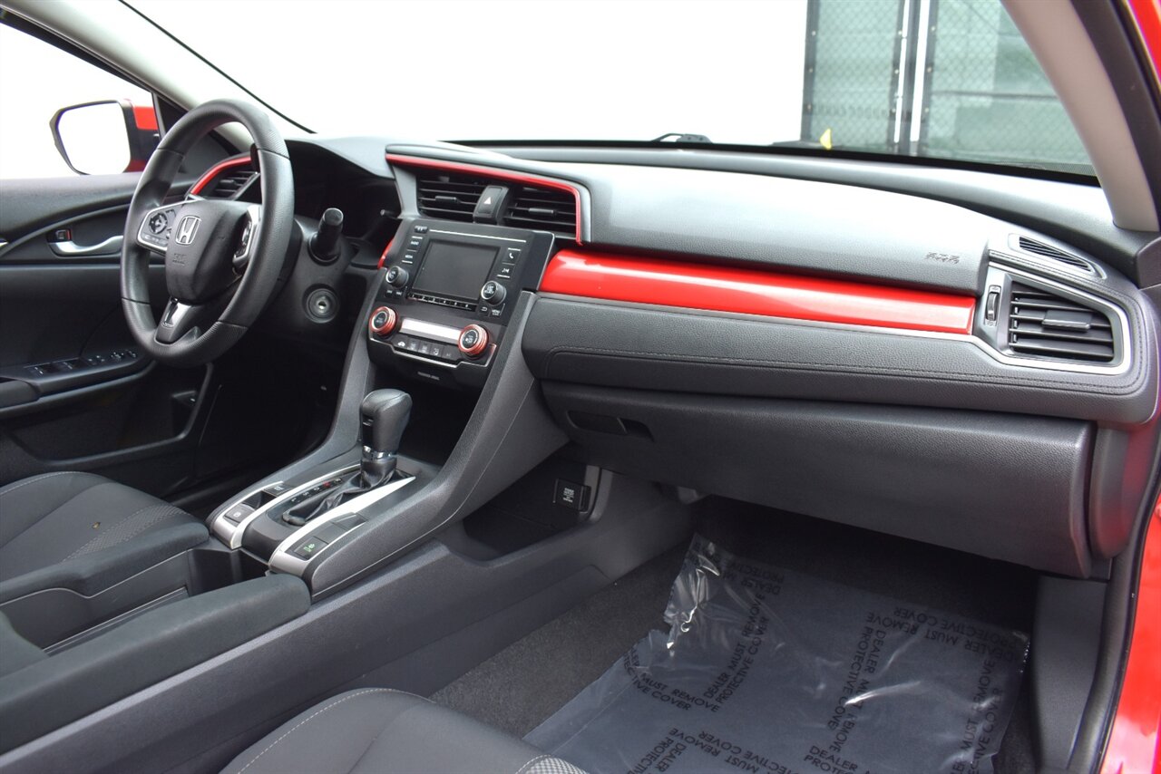 2019 Honda Civic LX 4dr Sedan CVT! 30 City MPG! 38 Hwy MPG! Back up Camera! Collision Mitigation! Lane Keeping Assist! Adaptive Cruise Control! Road Departure Mitigation System! Bluetooth! High Wing Spoiler! - Photo 11 - Portland, OR 97266