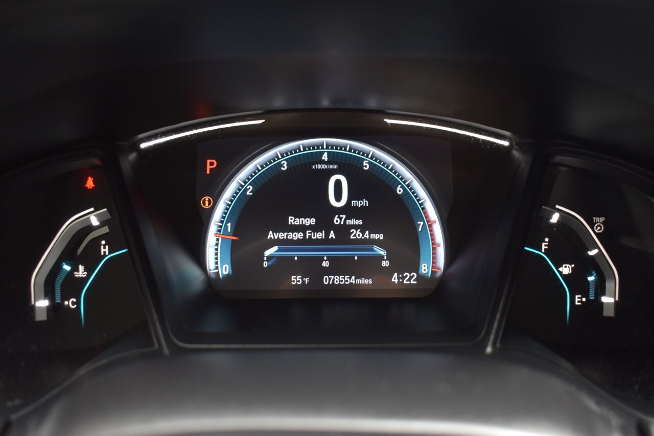 2019 Honda Civic LX 4dr Sedan CVT! 30 City MPG! 38 Hwy MPG! Back up Camera! Collision Mitigation! Lane Keeping Assist! Adaptive Cruise Control! Road Departure Mitigation System! Bluetooth! High Wing Spoiler! - Photo 17 - Portland, OR 97266