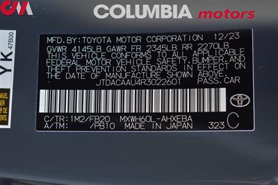 2024 Toyota Prius LE  4dr Hatchback**BY APPOINTMENT ONLY**Toyota Safety Sense 3.0! Blind Spot Monitor! Back Up Cam! 57 City MPG! / 56 HWY MPG! Apple CarPlay! Android Auto! Eco/Pwr Drive Modes! All Weather Mats! - Photo 29 - Portland, OR 97266