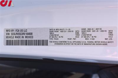 2024 RAM ProMaster Tradesman 2500  159 WB 3dr High Roof Cargo Van w/ Passenger Seat! Rear View Camera! Adaptive Cruise Control! Apple CarPlay! Android Auto! - Photo 31 - Portland, OR 97266