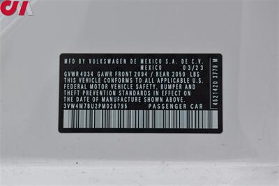 2023 Volkswagen Jetta S  4dr Sedan! 6-Speed Manual! Eco Drive Mode! 42 Hwy MPG! Back Up Camera! Collision Warning System! Apple CarPlay! Android Auto! - Photo 31 - Portland, OR 97266