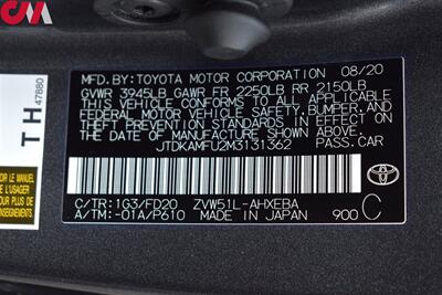 2021 Toyota Prius LE  4dr Hatchback Back-Up Camera! Park Assist! Lane Assist! 54MPG City! 50MPG Hwy! EV Mode! Bluetooth! All Weather Floor Mats! - Photo 30 - Portland, OR 97266
