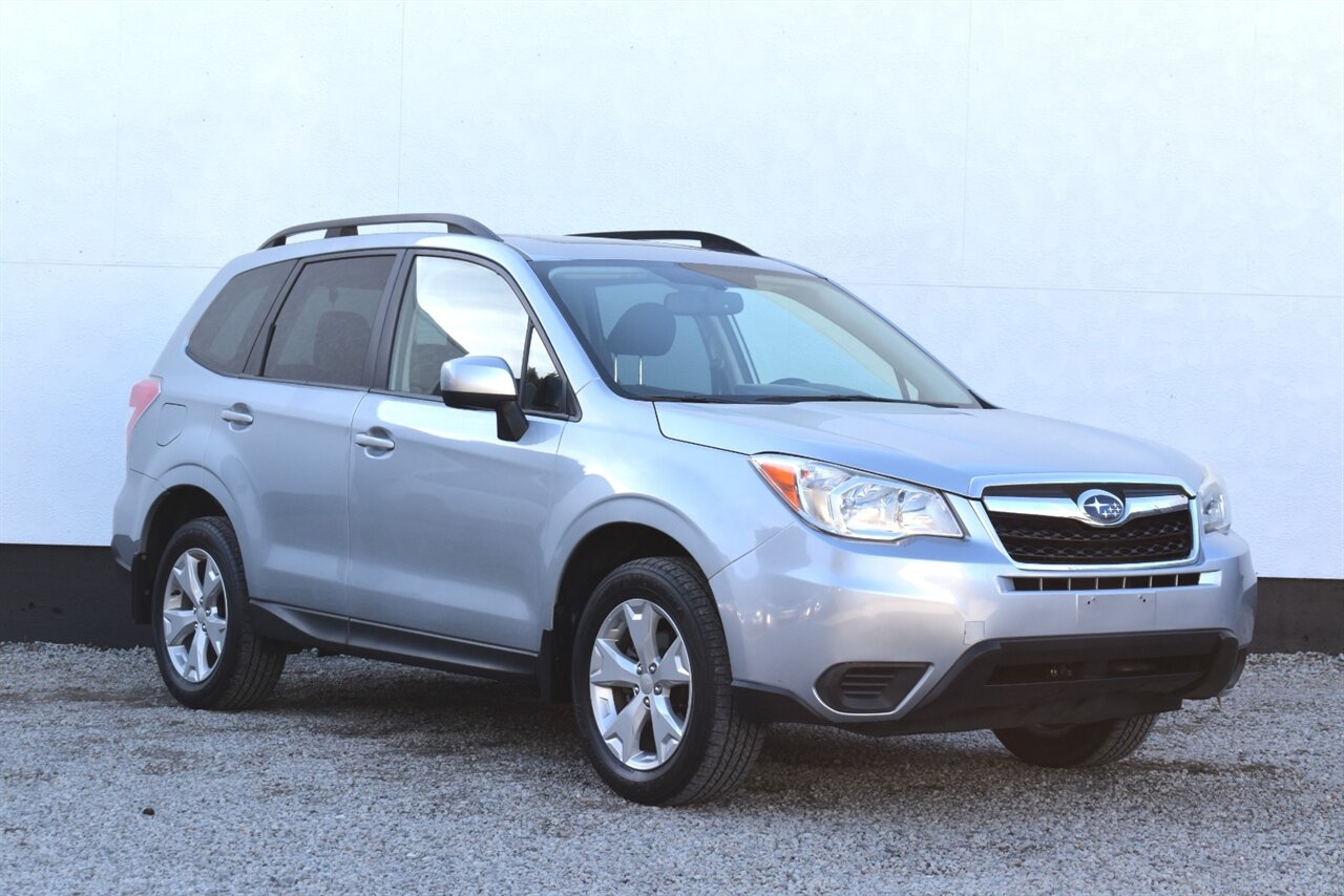 2016 Subaru Forester 2.5i Premium  4dr Wagon CVT! **APPOINTMENT ONLY** Adaptive Cruise Control! Lane Departure Warning! Pre-Collision Braking! Backup Camera! Hill Descent Control! High Ground Clearance! Roof Rails! - Photo 1 - Portland, OR 97266