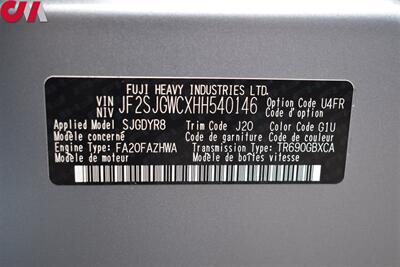 2017 Subaru Forester 2.0XT Touring AWD 4dr Wagon X-Mode! SI-Drive! EyeSight Assist Tech! Back Up Cam! Heated Steering & Leather Seats! Pano-Sunroof! Roof-Rails! Trunk Cargo Cover! - Photo 38 - Portland, OR 97266