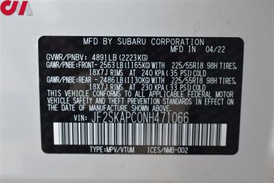 2022 Subaru Forester Limited AWD 4dr Crossover! X-Mode! SI-Drive! EyeSight Assist Tech! Back Up Cam! Blind Spot Monitor! Apple CarPlay! Android Auto! Heated Leather Seats! Pano-Sunroof! - Photo 32 - Portland, OR 97266
