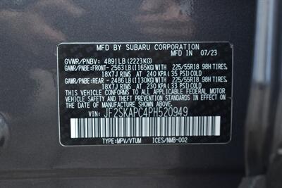 2023 Subaru Forester Limited Sport Utility 4D  Limited 4dr Crossover! X-Mode! EyeSight Safety Tech! Adaptive Cruise Control! Apple CarPlay & Android Auto! Heated Seats! Panoramic Moonroof! Backup Camera! - Photo 36 - Portland, OR 97266