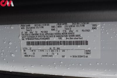 2020 Ford Transit 350 XLT 3dr LWB Low Roof Passenger Van Seats 15 Passengers! Back Up Camera! Cruise Control! Bluetooth w/Voice Activation! AUX & USB Inputs! Active Park Assist! Stability & Traction Control! - Photo 32 - Portland, OR 97266