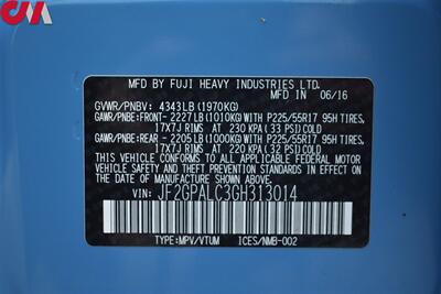 2016 Subaru Crosstrek 2.0i Limited  AWD 4dr Crossover! Back Up Camera! Blind Spot Monitor! Navigation! Bluetooth! Heated Leather Seats! Sunroof! All Weather Mats! Roof Rack! - Photo 30 - Portland, OR 97266