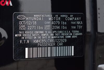 2019 Hyundai IONIQ Hybrid Limited  4dr Hatchback! 55 City Mpg! 54 Hwy Mpg!  + BY APPOINTMENT ONLY + Back Up Camera! Blind Spot Monitor! Lane Assist! Apple CarPlay! Android Auto! Heated Leather Seats! Sunroof! - Photo 33 - Portland, OR 97266