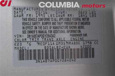 2016 Nissan Sentra SR 4dr Sedan! Cruise Control! Bluetooth! Eco/Sport Mode! 29MPG City & 38MPG Hwy! - Photo 29 - Portland, OR 97266