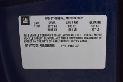 2005 Chevrolet Corvette  2dr Coupe! RWD Performance! Removable Targa Top! Leather Interior! Sport-Tuned Suspension! Heads-Up Display! Bose Premium Audio System! Heated Leather Seats! - Photo 32 - Portland, OR 97266
