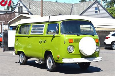 1976 Volkswagen Bus/Vanagon  Westfalia 4-Speed Manual! Bench-To-Bed Conversion! Pop-Top Roof w/Additional Bed Compartment! Propane Stove Top w/Sink! Cooler! Seven Storage Areas! - Photo 1 - Portland, OR 97266