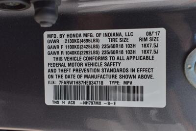 2017 Honda CR-V EX-L w/Navi AWD! Honda Sensing! Adaptive Cruise Control! Blind Spot Monitoring! Heated Leather Seats! Navigation! Power Liftgate! Backup Camera! Sunroof! - Photo 35 - Portland, OR 97266