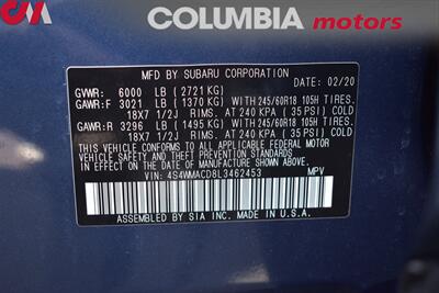 2020 Subaru Ascent Premium 8-Passenger  AWD 4dr SUV Bluetooth! 3rd-Row Seats! X-Mode! EyeSight Assist Tech! Back Up Cam! Roof-Rack! Power-Liftgate! Heated Seats! - Photo 42 - Portland, OR 97266