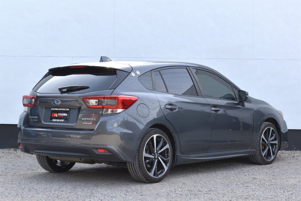 2022 Subaru Impreza Sport AWD 4dr Wagon CVT! SI-Drive! EyeSight Assist Tech! Lane Assist! Blind Spot Monitor! Back Up Camera! Apple CarPlay! Android Auto! Heated Seats! Sunroof! Trunk Cargo Cover! - Photo 5 - Portland, OR 97266
