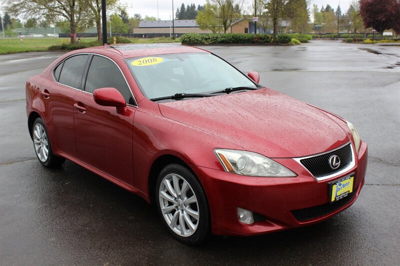 Matador Red Mica 2008 Lexus IS 250 AWD Sedan All-Wheel Drive Automatic