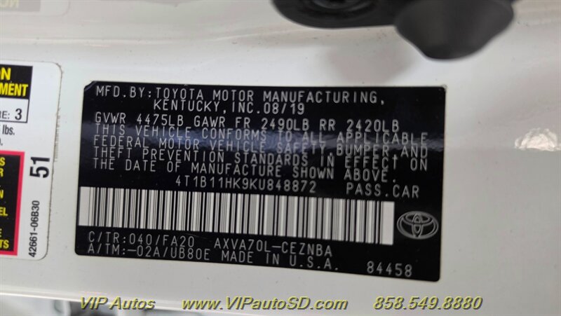 2019 Toyota Camry LE - Photo 25 - San Diego, CA 92126