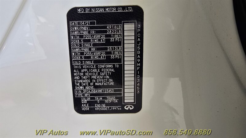 2021 INFINITI QX50 Luxe - Photo 27 - San Diego, CA 92126