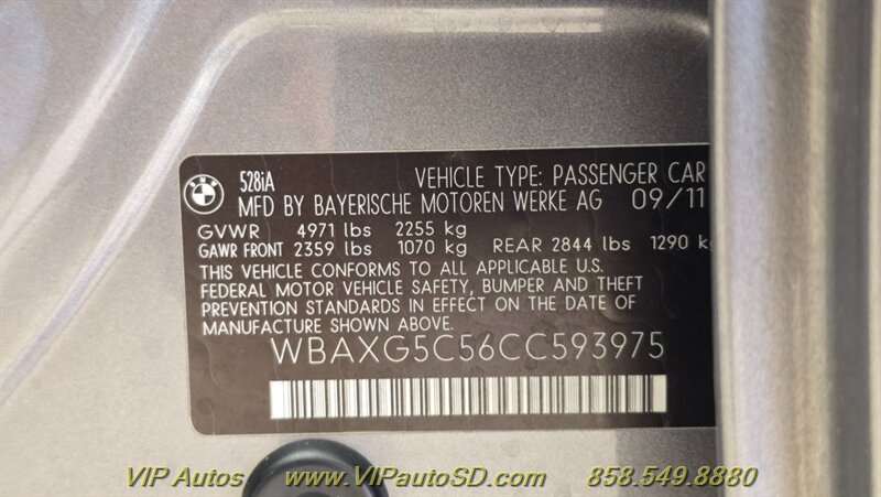 2012 BMW 5 Series 528i - Photo 26 - San Diego, CA 92126