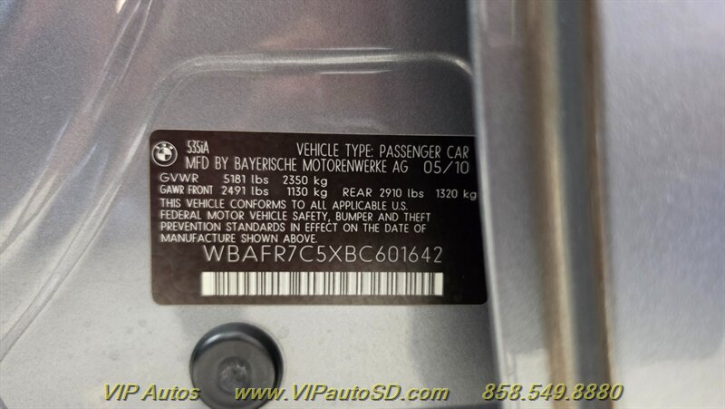 2011 BMW 5 Series 535i - Photo 26 - San Diego, CA 92126