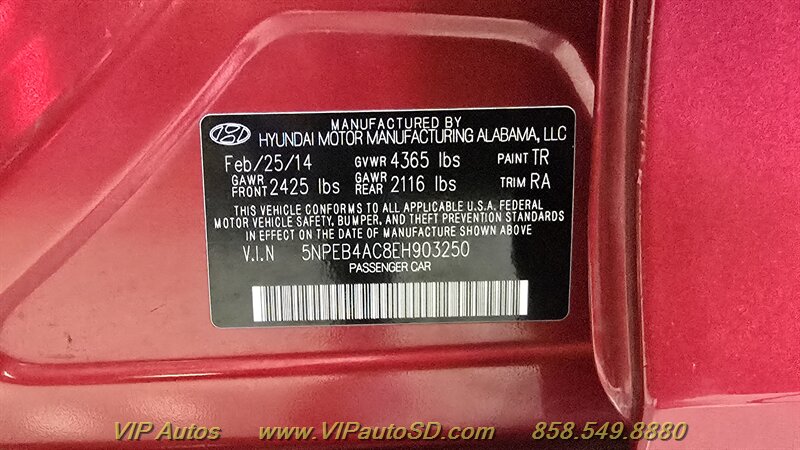 2014 Hyundai SONATA GLS - Photo 22 - San Diego, CA 92126