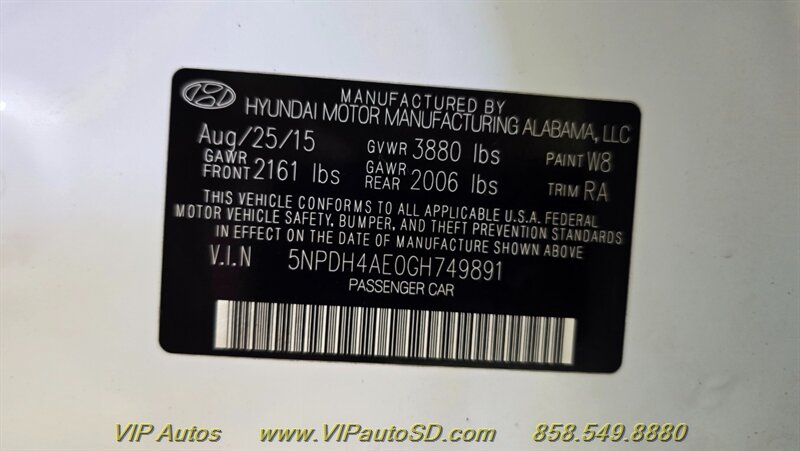2016 Hyundai ELANTRA SE - Photo 21 - San Diego, CA 92126