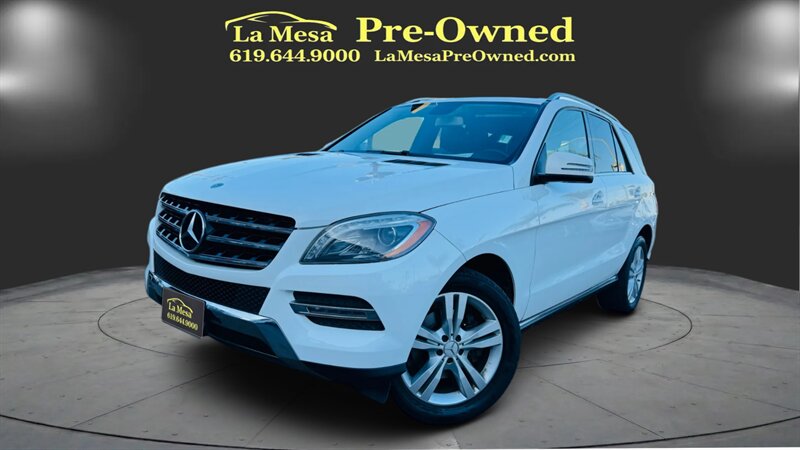White 2014 Mercedes-Benz M-Class SUV / Crossover Rear-Wheel Drive Automatic