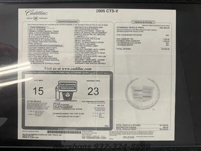 2005 Cadillac CTS-V   - Photo 22 - Springfield, OH 45503