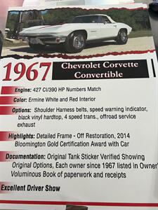 1967 Chevrolet Corvette   - Photo 25 - Springfield, OH 45503