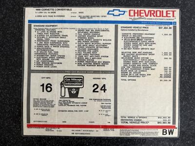 1990 Chevrolet Corvette   - Photo 21 - Springfield, OH 45503