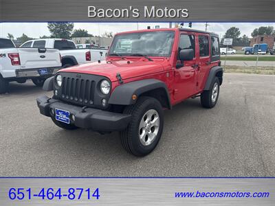 2016 Jeep Wrangler Unlimited Sport S   - Photo 1 - Forest Lake, MN 55025