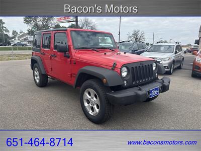2016 Jeep Wrangler Unlimited Sport S   - Photo 3 - Forest Lake, MN 55025