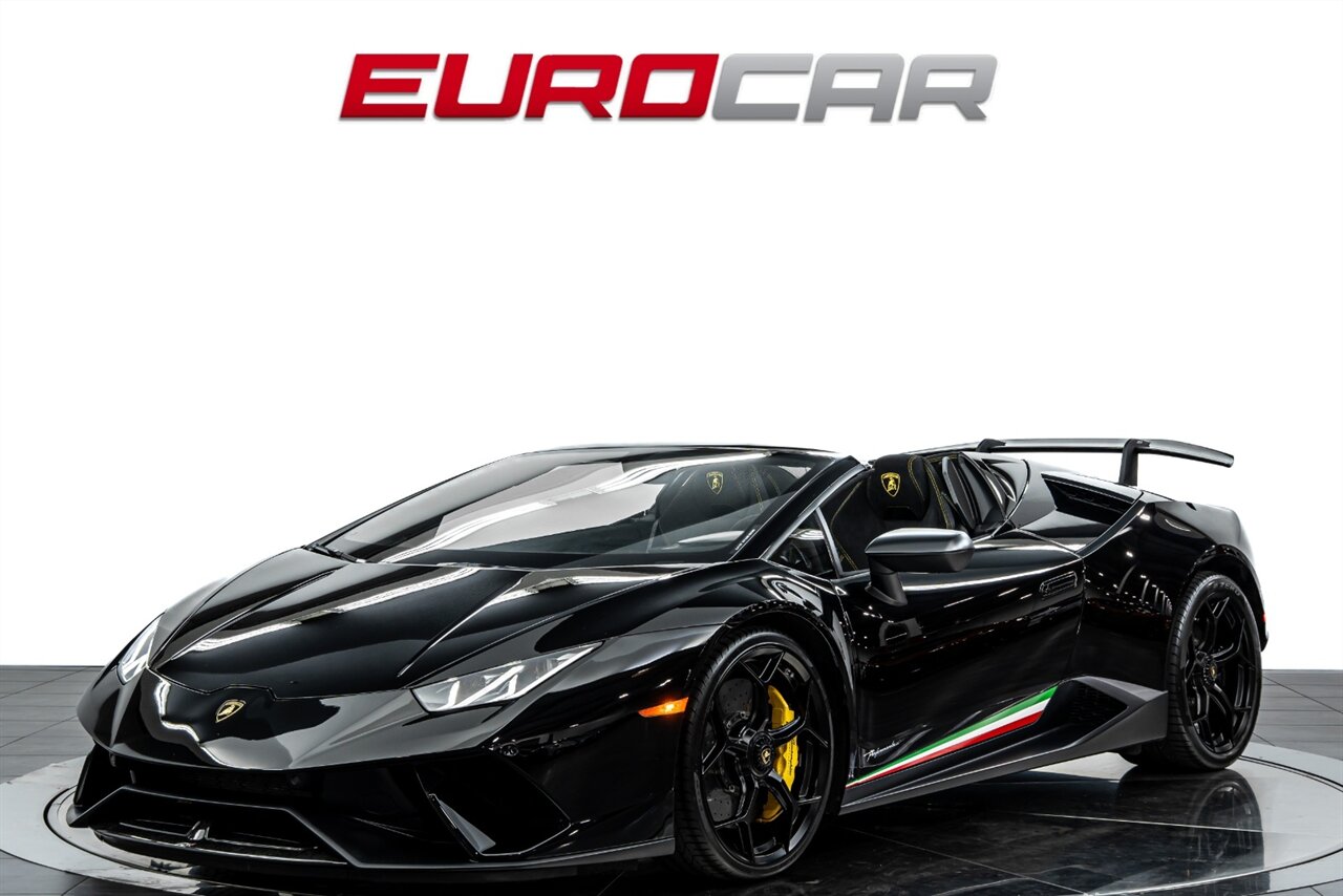 2019 Lamborghini Huracan LP 640-4 Performante Spyder *SUSPENSION LIFTER * FORGED CARBON * FRONT PPF* - Photo 1 - Costa Mesa, CA 92626