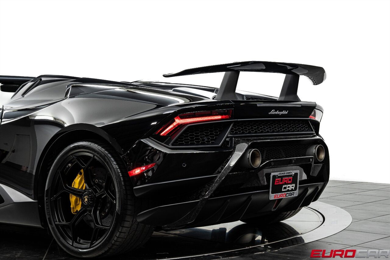 2019 Lamborghini Huracan LP 640-4 Performante Spyder *SUSPENSION LIFTER * FORGED CARBON * FRONT PPF* - Photo 21 - Costa Mesa, CA 92626